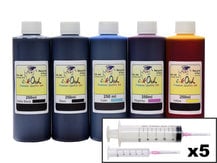 5x250ml Ink Refill Kit for CANON PFI-007, PFI-107, PFI-207, PFI-307, PFI-707